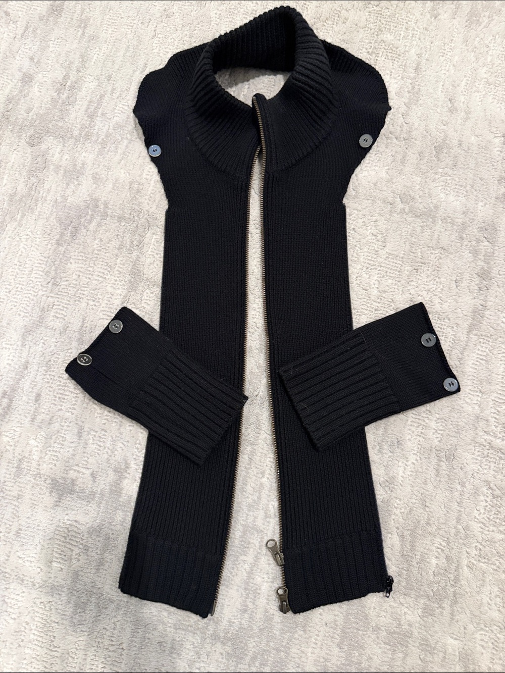 veronica beard sweater dickey and cuffs
